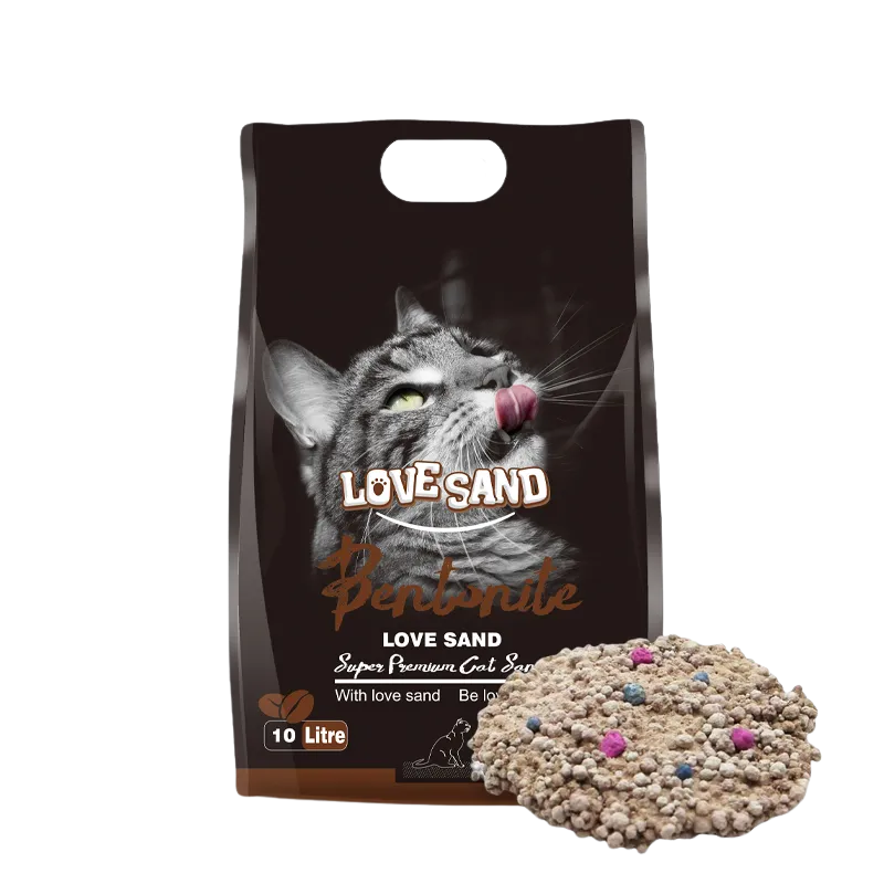 Lovesand Dust Free Bentonite Cat Litter 10L - Coffee
