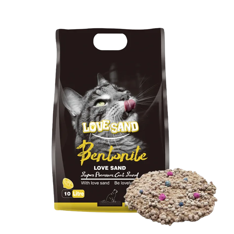 Lovesand Dust Free Bentonite Cat Litter 10L - Lemon